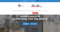 Desktop Screenshot of laserconcepts.com